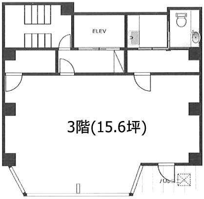 亀井ビル3F 間取り図