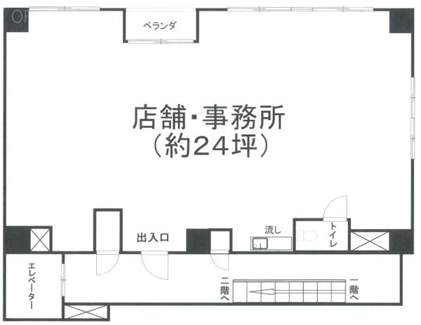 モナーク大久保ビル201 間取り図