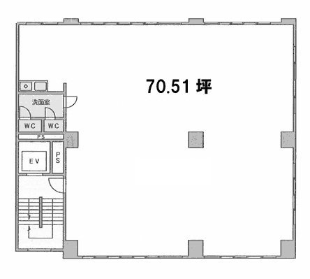 湯島メディカルセンタービル4F 間取り図