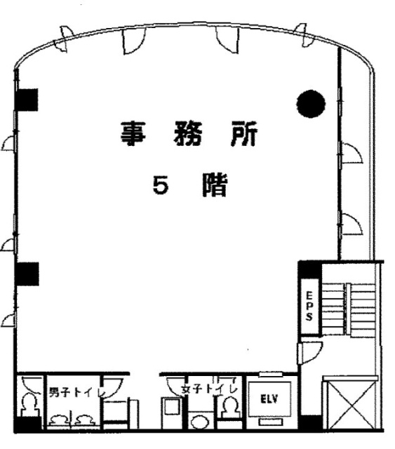 池袋グランディアビル5F 間取り図