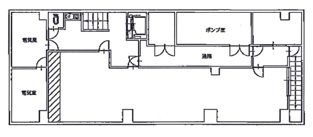 プラザ京橋ビルB1F 間取り図
