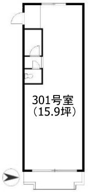 光雲閣301 間取り図