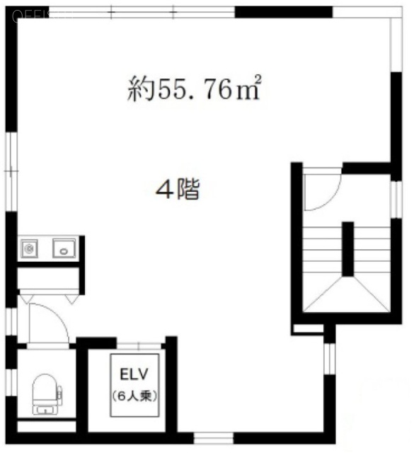 水戸ビル4F 間取り図