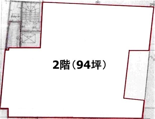 祖師谷1丁目貸店舗・事務所2F 間取り図