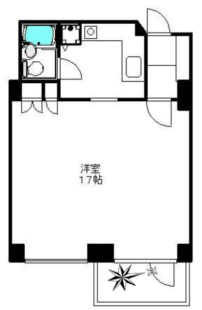 エルプリメント新宿357 間取り図