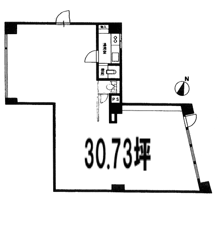 近鉄エクセル柿の木坂ビル1F 間取り図