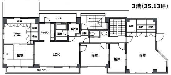 井上ビル3F 間取り図