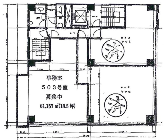 KKビル503 間取り図