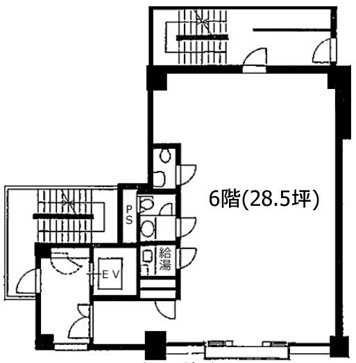 虎ノ門平井ビル6F 間取り図