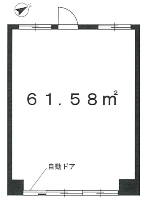 東白鬚第二ビル1F 間取り図