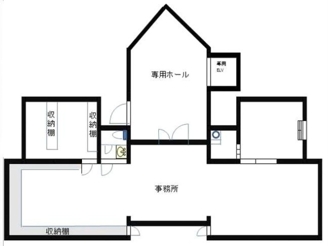 クニドス田園調布401 間取り図