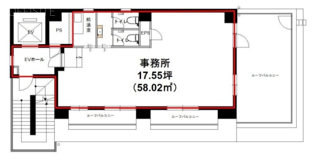 半蔵門MKビル7F 間取り図