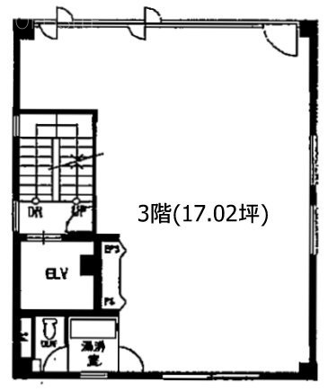 サンエスビル3F 間取り図