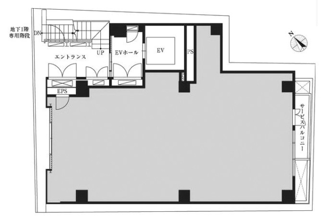 VORT銀座イースト1F 間取り図