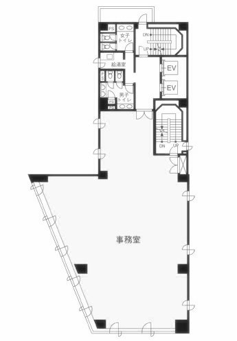 小田急シティビル町田3F 間取り図