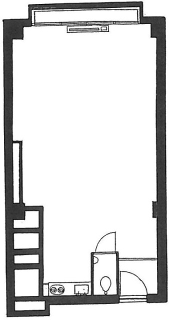 ヴィラ赤坂5F 間取り図