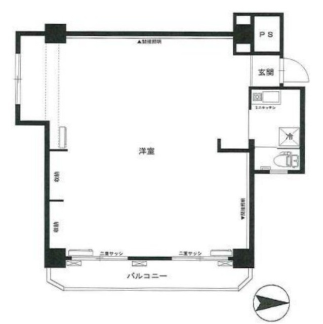 ステラハイム神山601 間取り図