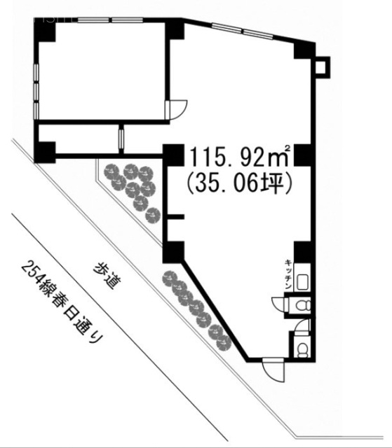 メゾンドール本郷1F 間取り図