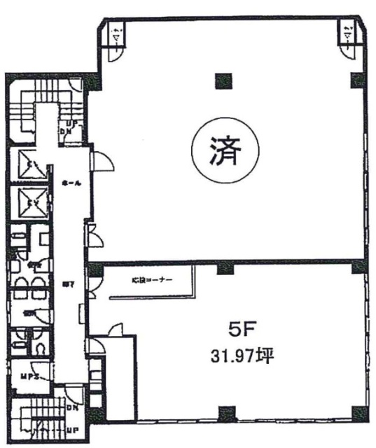 山葉メディカルセンタービル5F 間取り図