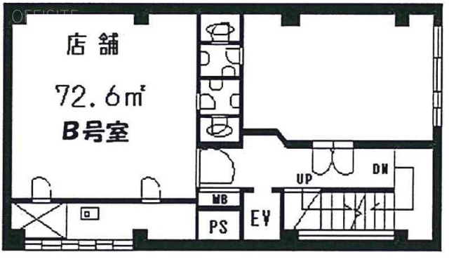 ライフピアモア東田ビルB 間取り図