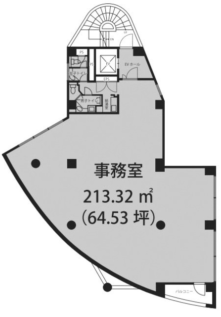 BPRスクエア神宮前Ⅰ3F 間取り図