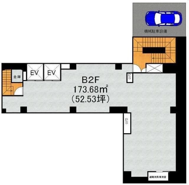 ブロンズビルB2F 間取り図