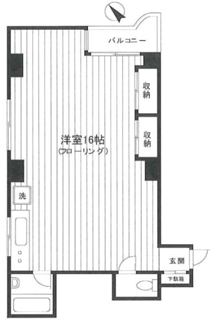 エクレール千駄ヶ谷ビル402 間取り図