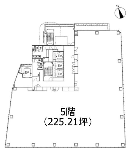 長谷工南砂町駅前ビル5F 間取り図