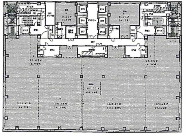 明治安田生命さいたま新都心ビル19F 間取り図