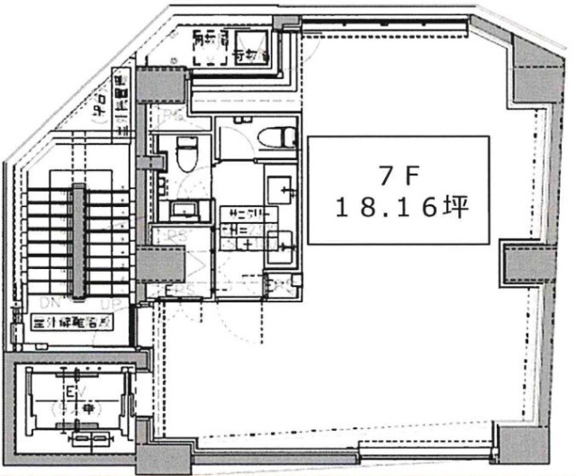 ARISTO南⻘山7F 間取り図