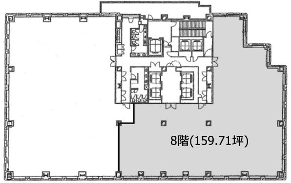 青山タワープレイス8F 間取り図