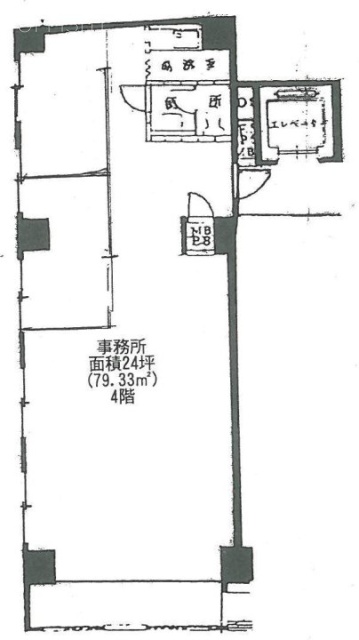 ニューハイツ青山4F 間取り図