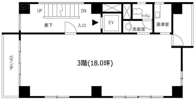 佑和ビル3F 間取り図