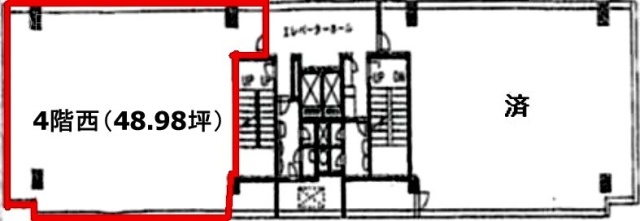 廣瀬第2ビル西 間取り図