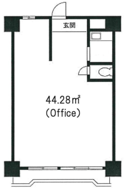 アベニュー高輪303 間取り図