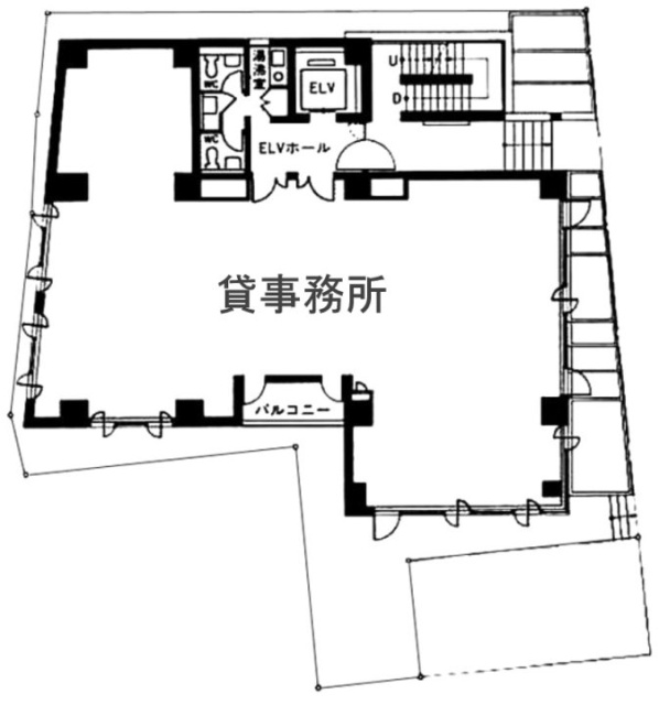開花ビル2F 間取り図
