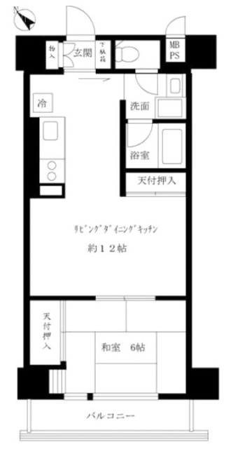 NICハイム日本橋303 間取り図