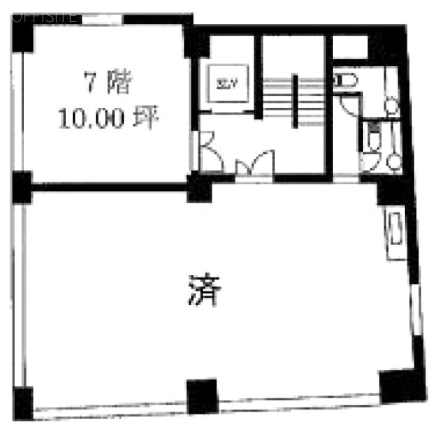 銀座朝日ビル7F 間取り図