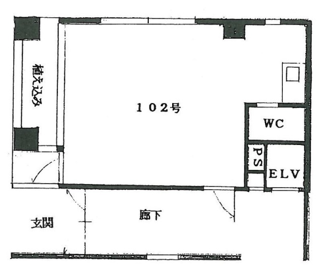 新都心ビル102 間取り図
