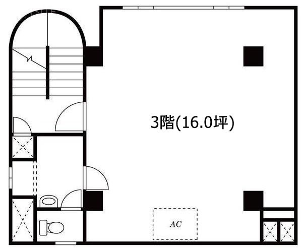 森田ビル3F 間取り図