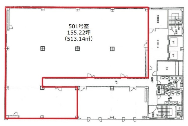 大宮宮町センタービル501 間取り図