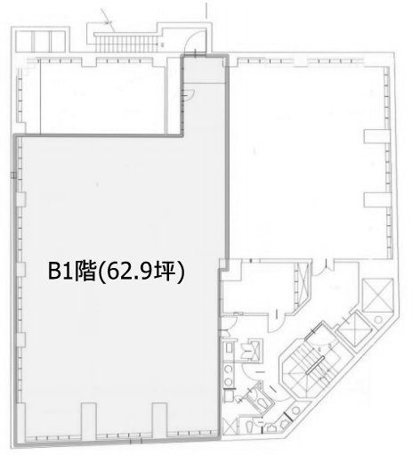 平河町ビルB1F 間取り図