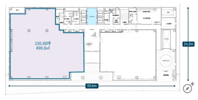 サンハマダ1F 間取り図