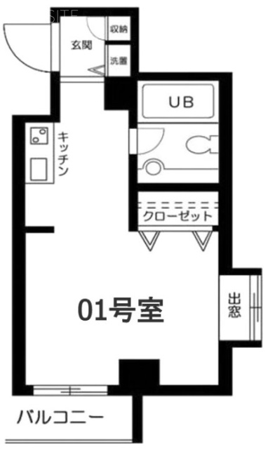 メトロフォート401 間取り図