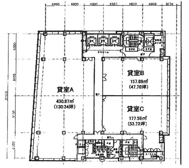 さくら室町ビルC 間取り図
