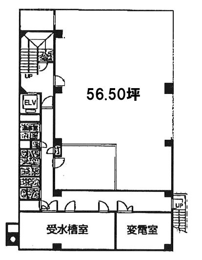 番町ポンピアンビルB1F 間取り図