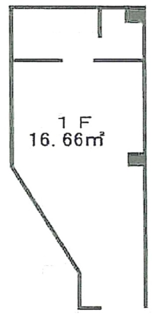 恵比寿フロントビル1F 間取り図