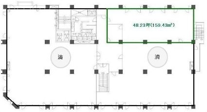 グランドパレス田町ビル2F 間取り図