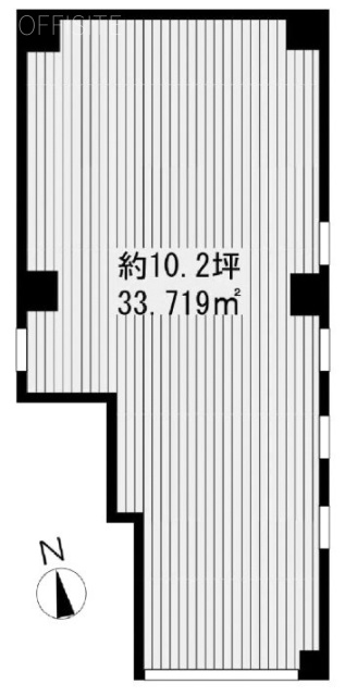 龍鳳ビル1F 間取り図