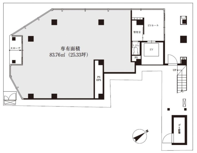 VORT新橋NEX1F 間取り図